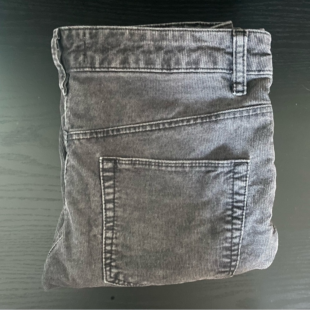 ASOS Charcoal Corduroy Trousers - Picture 2 of 4
